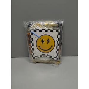 One Happy Dude 1st Birthday Party Decorations Party Supplies First Birthday Party Decoration for Boy Black and Yellow Theme Backdrop Balloon High Banner