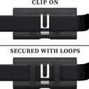 CoverON Holster for Samsung Galaxy A56 A37 A36 A26 A35 A25 A15 A55 A54 A53 A52 A51 A50 A71 A24 A22 A20 5G, Cell Phone Case Belt Clip Magnetic Close Carrying Leather Pouch (Fits Otterbox or Any Case)
