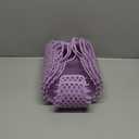 4 Pcs Jelly Bag Summer Beach Jelly Tote for Women Girls Gift Basket Tote Purses for Wedding Baby Shower Party (Purple, 8.9 x 3.3 x 8 Inch)