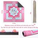 Mahjong Mat 31.5 * 31.5 Inch Non-Slip Noise Reduction, American Mahjong Mat for Table with Bag, Waterproof Surface Mah Jongg Mats for Poker, Card, Dominoes, Board & Tile Games