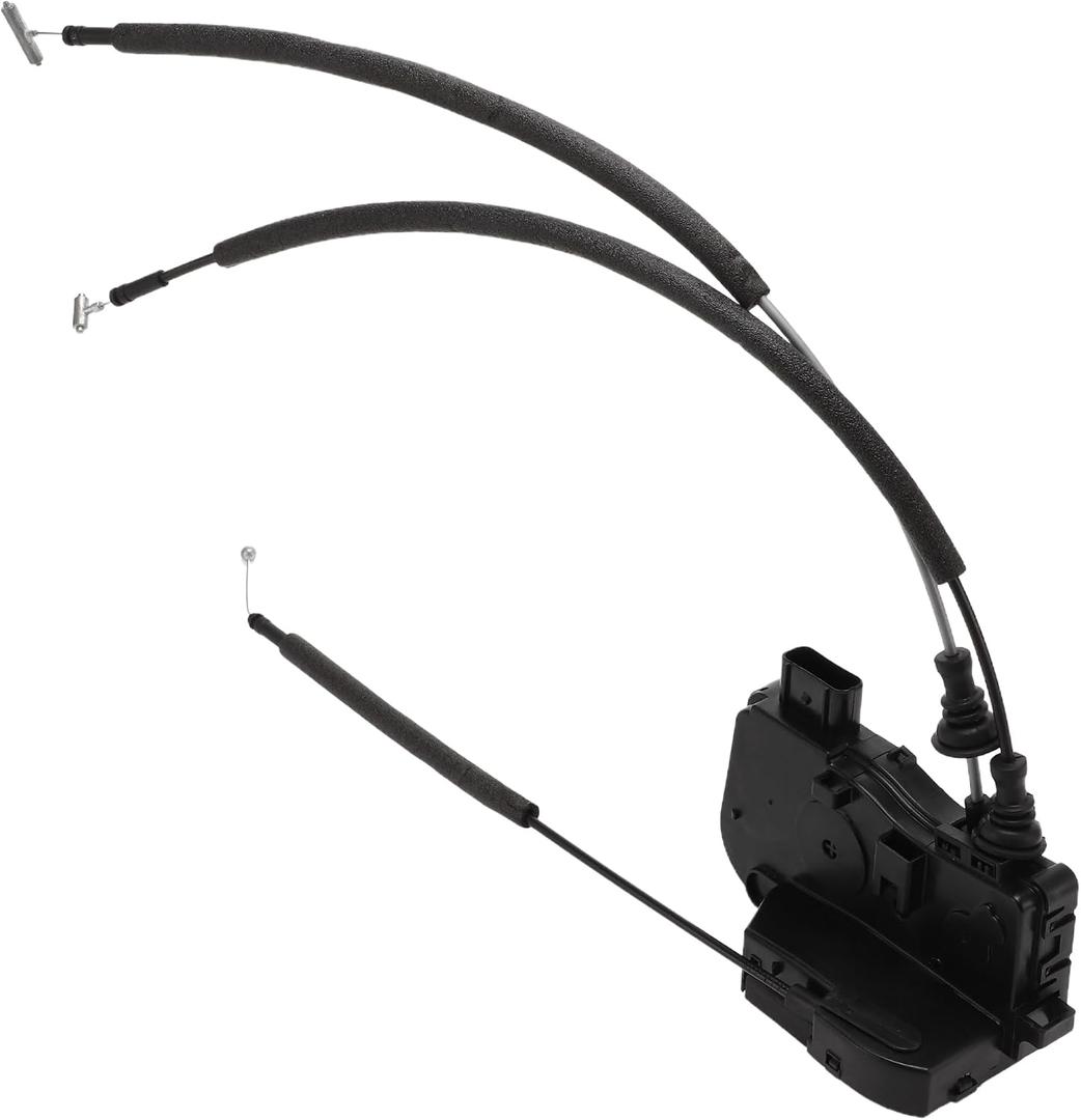 X AUTOHAUX Replacement Rear Right Passenger Side Power Door Lock Actuator Motor with Cable for Hyundai Sonata 2011-2014 Door Latch Actuator Assembly No.814203S000 Black