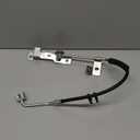 A-Premium Front Driver Brake Hydraulic Hose Compatible with Select Dodge Models - Ram 1500 2004-2005, 2-Wheel ABS, with Bracket, with 2 Line Clips - Replace# 52121290AC