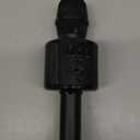 BONAOK Karaoke Microphone for Kids & Adults - Bluetooth Microphones Singing Mic with Disco Lights, Echo Effect, Built-in Speaker Portable Karaoke Player for Party Travel Gifts Q78(Black)