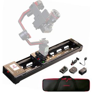 IFOOTAGE Shark Slider Nano II 660 Motorized Camera Slider - 26" Multi-Axis Pan Slider for DJI RS 2/RS3 Pro/RS 4/RS 4 Pro Gimbals, 15.4lbs Payload, 360 Panoramic, 6 Modes, Phone/Camera Compatible