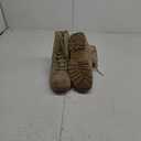 NORTIV 8 Mens Military Tactical Work Boots Hiking Side Zip Leather Outdoor Motorcycle Combat Boots Response (10, Sand)