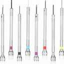Micro Precision Jewelry Screwdriver Set, 8 Pieces Precision Screwdriver, 0.6-1.6 mm Watch Repair Screwdriver Set, Micro Screwdriver Set for Eyeglasses Repair, Jewelry Work, Electronics Repair