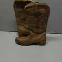 IUV Cowboy Boots for Women Mid Calf Fashion Cowgirl Boots with Embroidery Western Snip Toe (10, Brown)