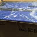 Stadium Seats with Back Support, Padded Bleacher Seat Cushion, 17.1 x 13.5 x 16.5 inches