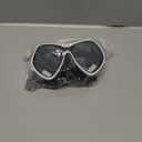 Swim Goggles with Nose Cover, Anti-Fog and Anti-Leak Clear Snorkeling Mask for Adults and Teens, White