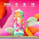 Alani Nu SHERBET SWIRL Sugar Free, Low Calorie Energy Drinks, 200mg Caffeine, Biotin B Vitamins, Zero Sugar, 10 Calories, 12 Fl Oz Cans, 12 Pack