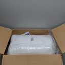 Mattress Topper King for Back Pain, Extra Thick Mattress Pad Cover, Plush Pillow Top, Deep Elastic Pocket, White