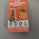 Cat Deterrent Spray 2 Pack, Natural Non-Toxic Plant Based Anti-Scratch & Anti-Marking Spray for Cats & Kittens, Orange Scent Pet Training Aid, Safe for Pet