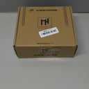 Mega Handles Schein Passage Door Handle - 1 Pack Reversible Gold Door Handle, Heavy Duty No Lock Door Handles Interior for Closet & Hallway, Fits All Standard Door Sizes - Satin Brass