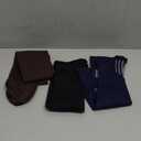 NEWZILL Medical Compression Socks for Women & Men, 20-30 mmHg Knee-High Support for Circulation, All-Day Comfort for Work Travel Running Cycling and Fitness (09-[3-pairs] Black/Blue/Brown)