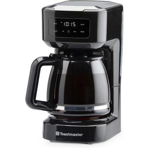 Toastmaster 12-Cup Digital Touchscreen Drip Coffee Maker, Black, TM-131CM