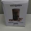 Automatic Cat Feeder for 3 Cats, 6L/25 Cups Smart WiFi Pet Feeder, Strong Anti-Jam System, Dual-Effect Desiccant Cat Food Dispenser, with 10S Voice Recorder for Cats and Small Dog(Black)