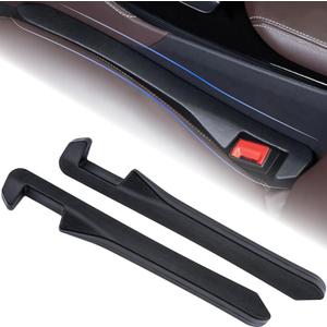 2 PCS Car Seat Gap Filler, Leather Seat Gap Plug to Fill The Gap Between Seat and Console, Universal Car Seat Crevice Blocker Stop Things from Dropping Fits Car Truck SUV Car Interior Accessories