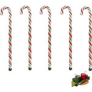 Christmas Candy Cane Glass Stir Sticks - 7.1" Cute Swizzle Stick for Coffee & Cocktails - Festive Red, Green& White Striped Design - Holiday Party Drink Mixers Essentials (5-Pack) Christmas Candy Cane Glass Stir Sticks - 7.1" Cute Swizzle Stick for Coffee & Cocktails - Festive Red, Green& White Striped Design - Holiday Party Drink Mixers Essentials (5-Pack)