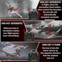 LEAMBE 4 Channel RC Plane, Ready to Fly Aerobatic Aircraft, Easy Control for Beginners, P51 Mustang RC Airplane Best Gift for Adults