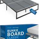 Meliusly Premium 10mm Bunkie Board Queen Size (60x80'') Patent Pending Low Profile Bed Board Design - Breathable, Noise Minimizing, Moisture Resistant Bunkieboards, Low Profile Bed Support (Queen (60x80''))
