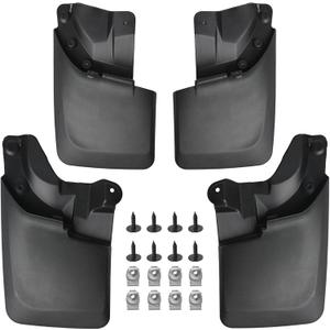 Premium Heavy Duty MudFlaps Set of 4, Front and Rear Splash Guard Protectors - Compatible with Toyota Tacoma with OEM Fender Flares Only, Year 2016-2023 -Does not Fit SR Models - Replaces PT345-35170