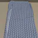 Kevin Textile Outdoor Waterproof Throw Pillow Covers Pack of 2 Farmhouse Decorative Cushion Covers for Garden Patio Tent Balcony Bench Couch Sofa 22x22 Inch, Light Blue