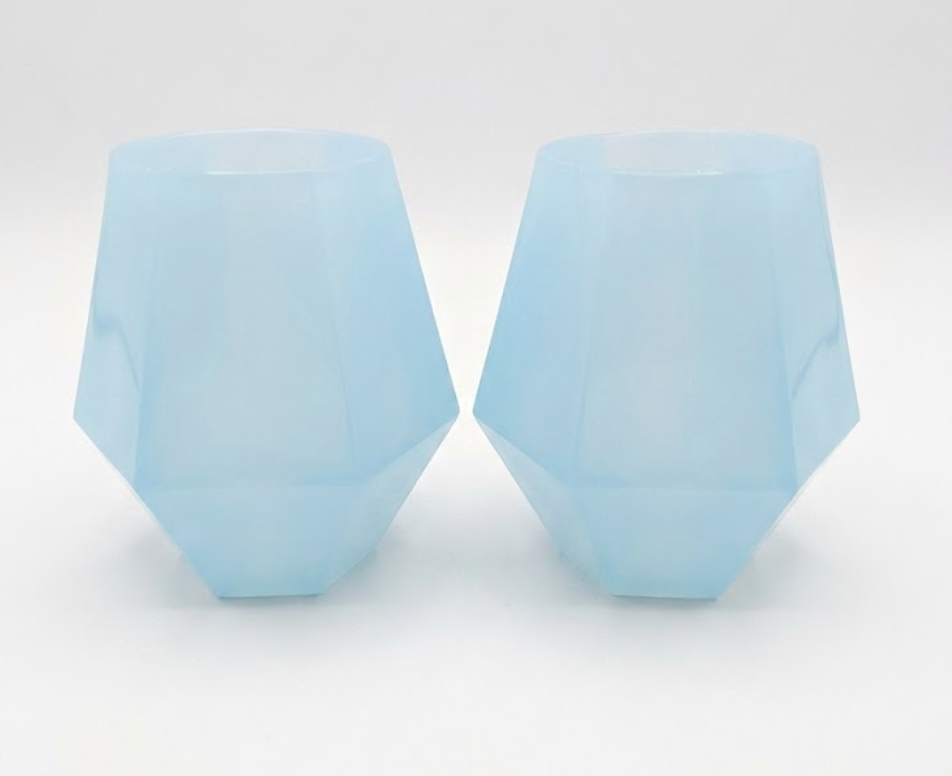Wine2Go Diamond Silicone Wine Glasses 9oz