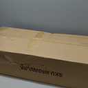 Shintenchi Bookshelf, Industrial Bookshelves and Bookcases with Doors Floor Standing 6 Shelf Display Storage Shelves 70.6 inches Tall Bookcase for Home Office, Living Room (Black)