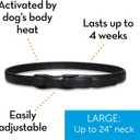 ThunderEase Calming Anti Anxiety Pheromone Collar for Dogs (Large)