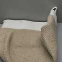 Laundry Basket, 100L Large Laundry Hamper, Tall Woven Rope Storage Basket for Blanket Toys Pillows Towels, Baby Nursery Hamper Bin for Living Room, Bedroom (Brown & White)