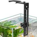 hygger Aquarium Light Clip Holder (for HG-978) (1), Aquarium Fish Tank Light Riser/Holder/Bracket/Stand/Mount