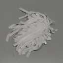 24 Pcs Velvet Christmas Bows 5 x 7 Inch Rustic Velvet Small Ribbon Gift Bow for Xmas Tree Ornaments DIY Craft Wreaths Garlands Indoor Outdoor Home Decorations (White)