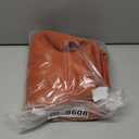 LAMIT Linen Sheer Curtains 95 inch for Living Room, Soft Thick Light Filtering Boho Window Textured Neutral Drapes with Bronze Grommet for Bedroom/Farmhouse, 2 Panels, 52 x 95 Inch, Terracotta