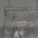 Hamiledyi No Mess Bird Cage Feeder 2Pack Automatic Parrot Seed Feeders with Perch Acrylic Transparent Seed Food Container Cage Accessories for Small and Medium Lovebirds Parakeets