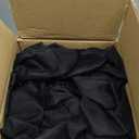 PARTISKY 20ft X 10ft Black Tulle Backdrop Curtain for Parties, Sheer Backdrop Curtains Fabric Drapes for Wedding Ceremony Arch, Party Stage Decorations