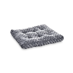 Amazon Basics Cat and Dog Bed and Crate Pad, Machine Washable, Indoor, 20 x 17 x 3 inches, Gray