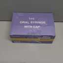 50 Pcs 1ml Syringes with Caps Oral Dispenser Individually Sterile Warpped for Medicine Dropper, Colostrum Collect Feeding Pets, Liquid