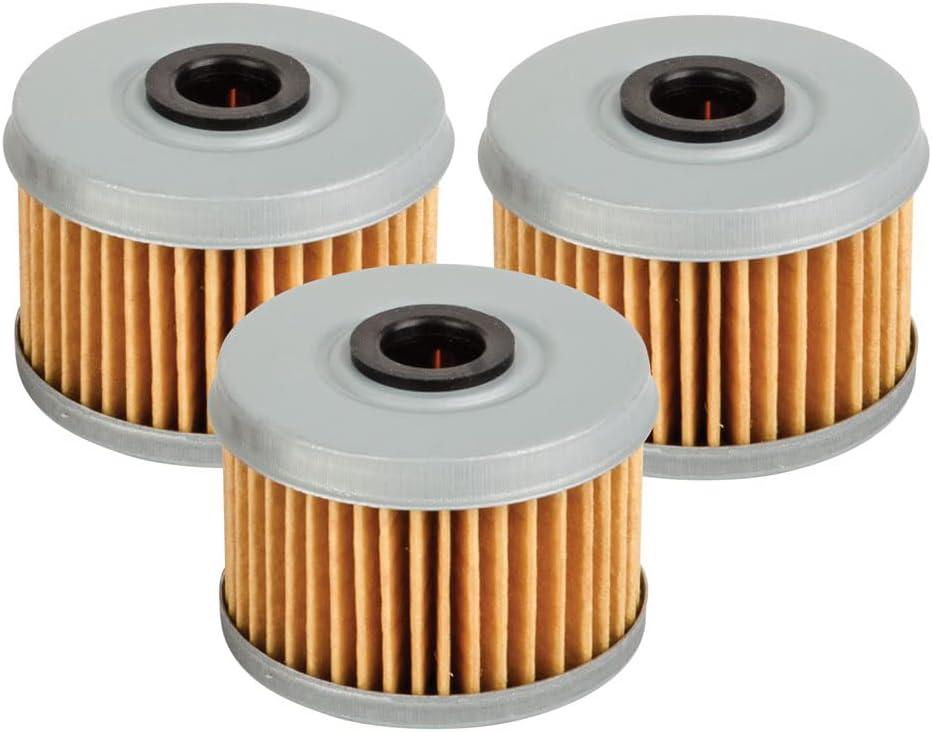 Tusk First Line Oil Filter 3Pack  High-Flow Premium Replacement for High-Performance 4Stroke Engines Compatible with Honda CRF250F 2019-2025/TRX 400EX 1999-2008/Pioneer 520 2021-2026
