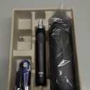 Oral-B iO Simple Clean Rechargeable Electric Powered Toothbrush, Night Black with 1 Gentle Care Brush Head and 1 Black Travel Case - Automatic Pressure Sensor to Protect Gums - 3 Modes - 2 Min Timer