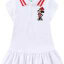 Disney Minnie Mouse Girls Tennis Dress for Infant and Toddler (4T, White)