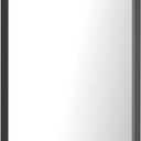 LOAAO Black Metal Framed Bathroom Mirror for Wall, 24X36 Inch Rounded Rectangle Mirror, Matte Black Bathroom Vanity Mirror Farmhouse, Anti-Rust, Hangs Horizontally or Vertically