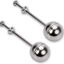 Numola Long Handle Tea Ball Stainless Steel, 2Pcs Premium Tea Infuser Filter for Loose Leaf Tea, Reusable Fine Mesh Tea Interval Diffuser Strainer for Cup and Teapot