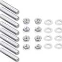 Stainless Stud Nuts Kits Fit for 1989-2019 Dodge Cummins 5.9L & 6.7L Turbo Diesel Exhaust Manifold(Studs Bolts 304SS 304 Stainless Steel Gaskets 5266422 68)