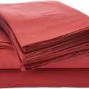 King Size Bed Sheets - 6 Piece 1500 Supreme Collection Fine Brushed Microfiber Deep Pocket King Sheet Set Bedding - 2 Extra Pillow Cases, Great Value, King, Burgundy