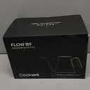 Gooseneck Electric Kettle with 1 Temperature Control for Pour Over Coffee & Tea, Quick Heating, BPA-Free Stainless Steel, Built-in Brew Timer, 1500W/0.9L (Ebony Black)