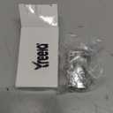 Treela 2 Pcs Clarinet Ligature B Flat with Adjustable Screws - Silver Mouthpiece Ligature for Bb Clarinet, Mouthpiece Ligature for Woodwinds Instruments