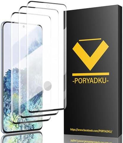 2  Pack Tempered Glass For Samsung Galaxy S20 Plus Screen Protector[2 Pcs], 9H hardness Scratch resistant, Fingerprint Compatible with S20 Plus 5G Glass Screen Protector