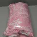 Spring Summer Flannel Blanket Throw, Pink Watercolor Painting Flowers Soft Fuzzy Plush Cozy Fleece Blankets for Couch Sofa Bed Lounging, Ideal Gifts for Kids Adults Wife Self,