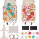 2 Pack Magnetic Reward Jar for Kids, Good Behavior Rewards Jar for Classroom Home, Potty Training Rewards Home Training for Boys Girls, Star and Flower Jar Reward System, Christmas Kids Gift