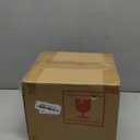 Glass Laundry Detergent Dispenser, 128 oz / 3.5L Fabric Softener Dispenser for Laundry Room Organization, Detergent Holder with Plastic Spigot (Black, 1 Pack)